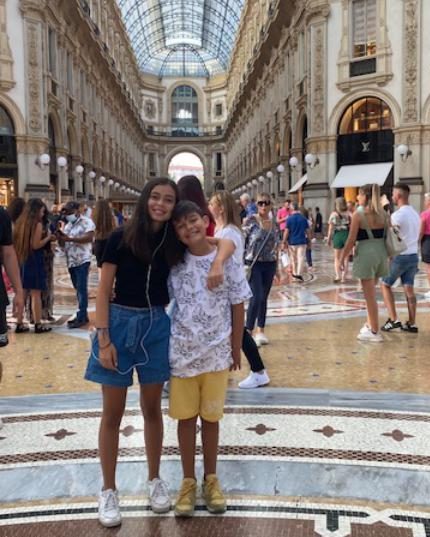 Hijos de Lula felices en Galicia